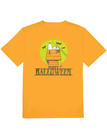 Huge Sportswear Snoopy Doghouse Happy Halloween T-Shirt Trick or Treat Funwear 32331 MD